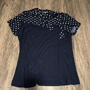 Polka Dot Navy Women's Top
